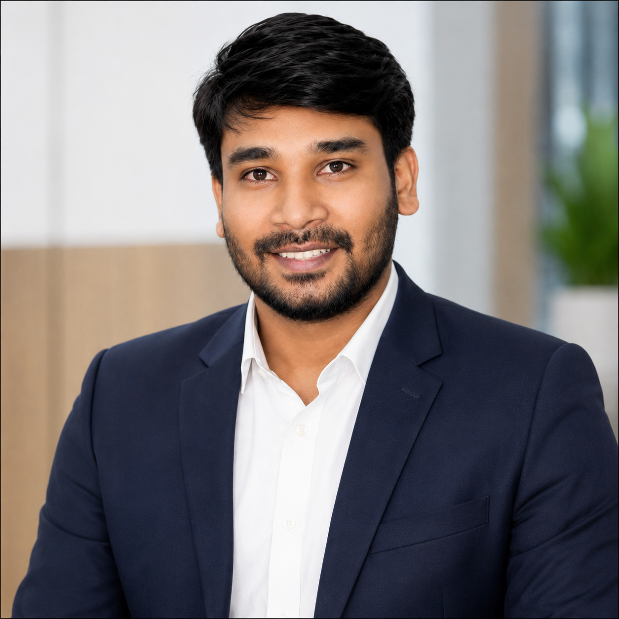 Dinesh Singathi, founder of TAXCCOUNTS PRO, in a professional modern office setting